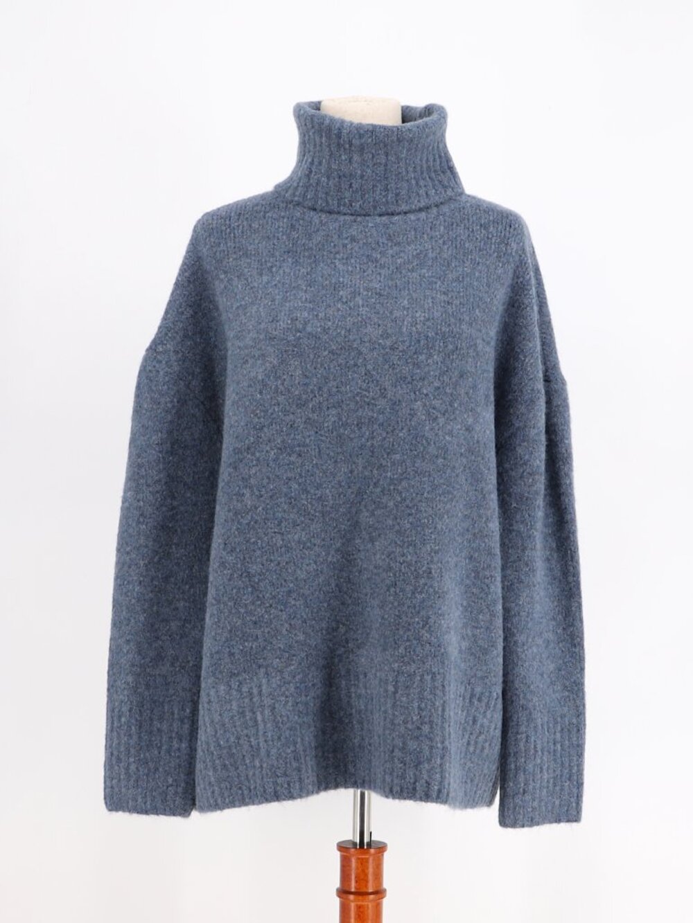 ZARA Oversized Blue Turtleneck Sweater Size XS/S